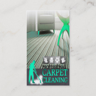 Carpet Cleaning Service Business Card 名刺