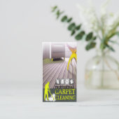Carpet Cleaning Service Business Card 名刺 (スタンド正面)