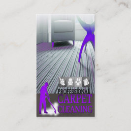 Carpet Cleaning Service Business Card 名刺