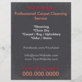Carpet Cleaning Service Discount Offer Flyer チラシ (裏面)