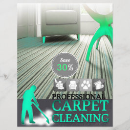 Carpet Cleaning Service Discount Offer Flyer チラシ
