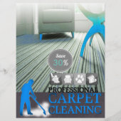 Carpet Cleaning Service Discount Offer Flyer チラシ (正面)