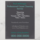 Carpet Cleaning Service Discount Offer Flyer チラシ (裏面)
