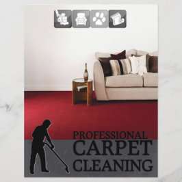 Carpet Cleaning Service Flyer チラシ