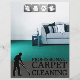 Carpet Cleaning Service Flyer チラシ