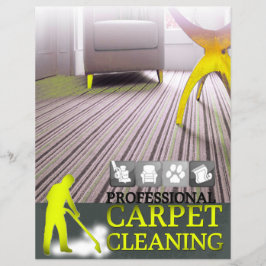 Carpet Cleaning Service Flyer チラシ