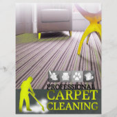 Carpet Cleaning Service Flyer チラシ (正面)