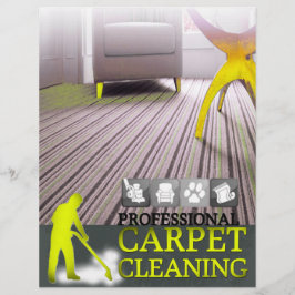 Carpet Cleaning Service Flyer チラシ