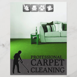 Carpet Cleaning Service Flyer チラシ
