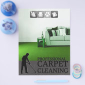 Carpet Cleaning Service Flyer チラシ (シングル)