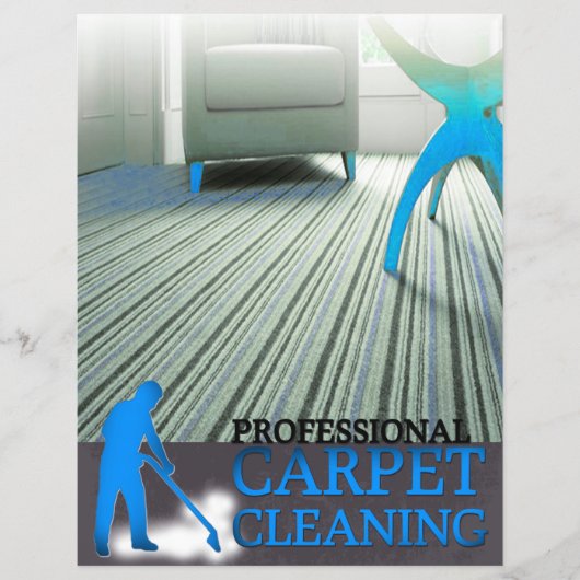 Carpet Cleaning Service Flyer チラシ (正面)