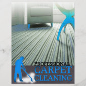 Carpet Cleaning Service Flyer チラシ (正面)