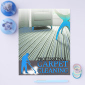 Carpet Cleaning Service Flyer チラシ (シングル)