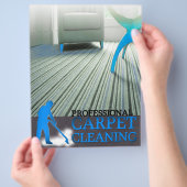 Carpet Cleaning Service Flyer チラシ (手)