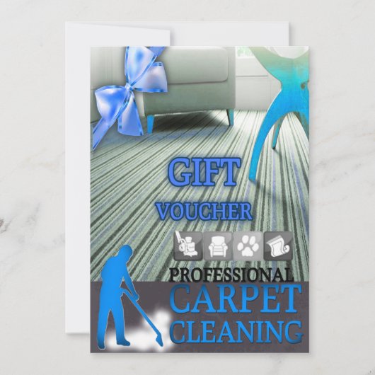 Carpet Cleaning Service Gift Voucher (正面)