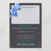 Carpet Cleaning Service Gift Voucher (裏面)