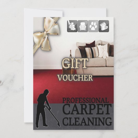Carpet Cleaning Service Gift Voucher (正面)