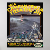 Carpinteria Triathlon Poster 2016 ポスター (正面)
