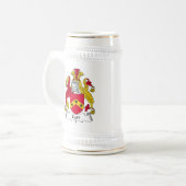 Carrの家紋 ビールジョッキ (正面左)
