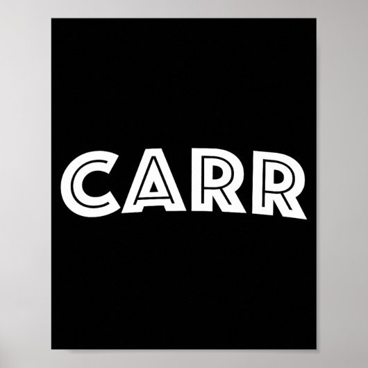Carr ポスター (正面)