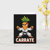 Carrate空手ニンジンMma学生トレーナー1 カード (黄色い花)