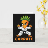Carrate空手ニンジンmma学生トレーナー カード (黄色い花)