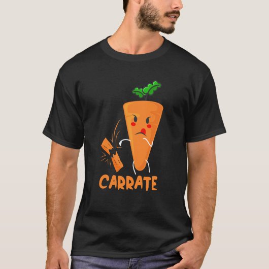 Carrate Carrot Karate Costume Vegans Costume Tシャツ (正面)