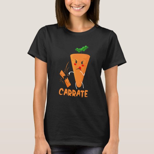 Carrate Carrot Karate Costume Vegans Costume Tシャツ (正面)