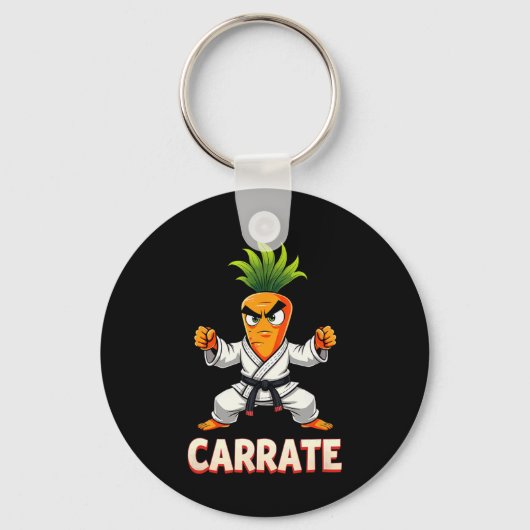 Carrate Karate Carrot Mma Students Trainer _1 キーホルダー (正面)