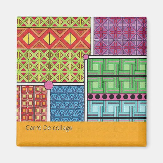 Carré collage マグネット (正面)