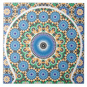 carreau de céramique avec mosaique タイル (正面)