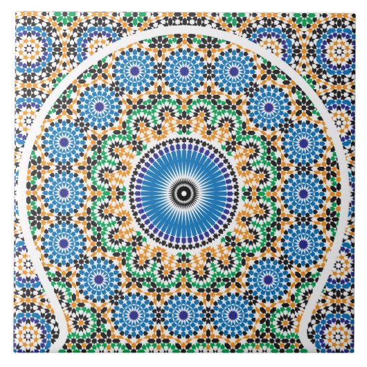 carreau de céramique avec mosaique タイル (正面)