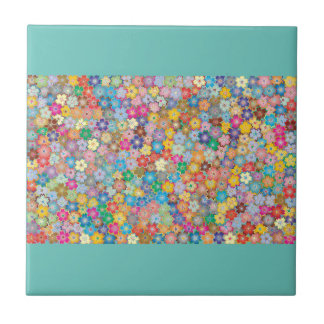 CARREAU EN CÉRAMIQUE FLORAL タイル