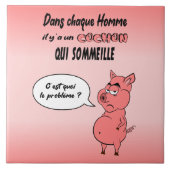 Carreau Ronchon le cochon タイル (正面)