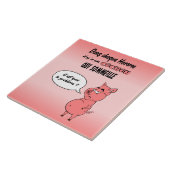 Carreau Ronchon le cochon タイル (側面)