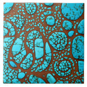 Carreaux avec motifs de turquoise タイル (正面)