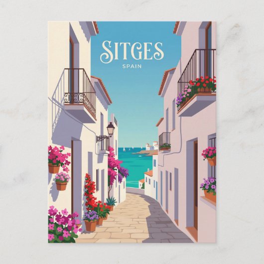 Carrer de la Mare de Déu Spain ポストカード (正面)