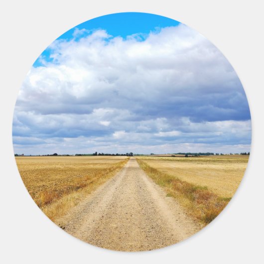 Carretera Boadilla del Camino - Itero de la Vega ラウンドシール (正面)