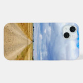 Carretera Boadilla del Camino - Itero de la Vega iPhoneケース (裏面横)