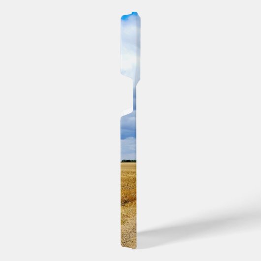 Carretera Boadilla del Camino - Itero de la Vega iPhoneケース (右側面)