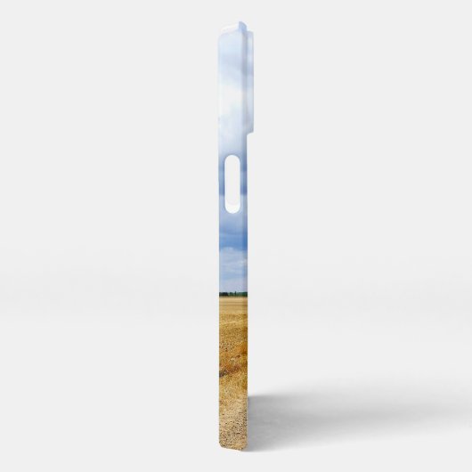 Carretera Boadilla del Camino - Itero de la Vega iPhoneケース (右側面)