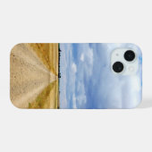 Carretera Boadilla del Camino - Itero de la Vega iPhone 15ケース (裏面横)