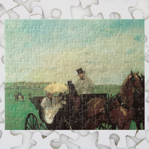 Carriage at the Races by Edgar Degas,ヴィンテージ・アート ジグソーパズル