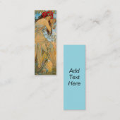 Carriage Dealers by Alphonse Mucha (1902) Bookmark スキニー名刺 (正面/裏面)
