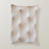Carriage furniture upholstery in light beige leath アクセントクッション (裏面(縦))