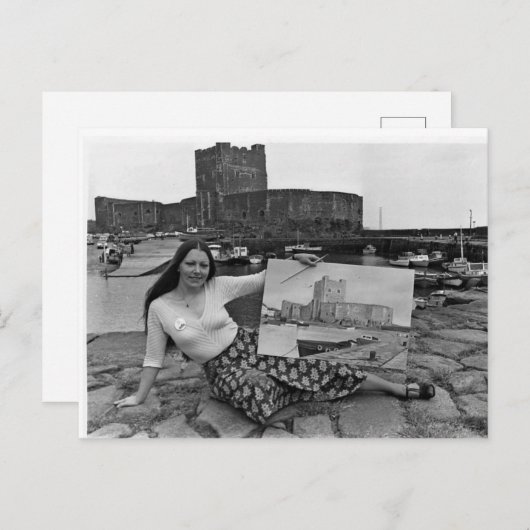 Carrickfergusの城 ポストカード (正面/裏面)