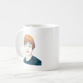 Carrieフィッシャー コーヒーマグカップ (正面左)