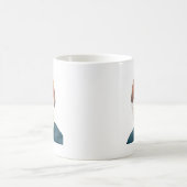 Carrieフィッシャー コーヒーマグカップ (中央)