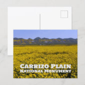 Carrizo Plain National Monument ポストカード (正面/裏面)