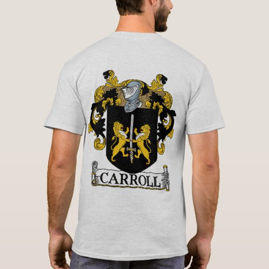 Carrollの一族の紋章付き外衣 Tシャツ (裏面)